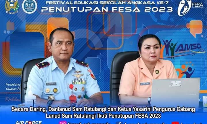 Secara Daring, Danlanud Sam Ratulangi Dan Ketua Yasarini Pengurus ...